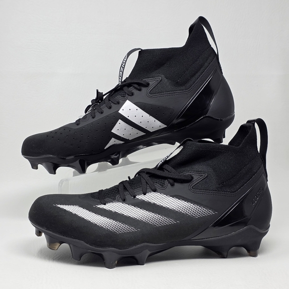 Adidas Adizero Impact + Plus Football Cleats ID1828 Core Black Men Size 13 New - Picture 3 of 12